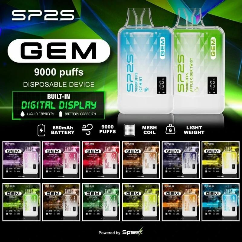 【10種口味】sp2s拋棄式9000口電
